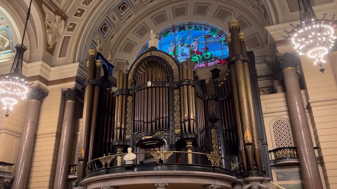 Pipe Organ Inside Liverpool St George's Hall The Great Hall
