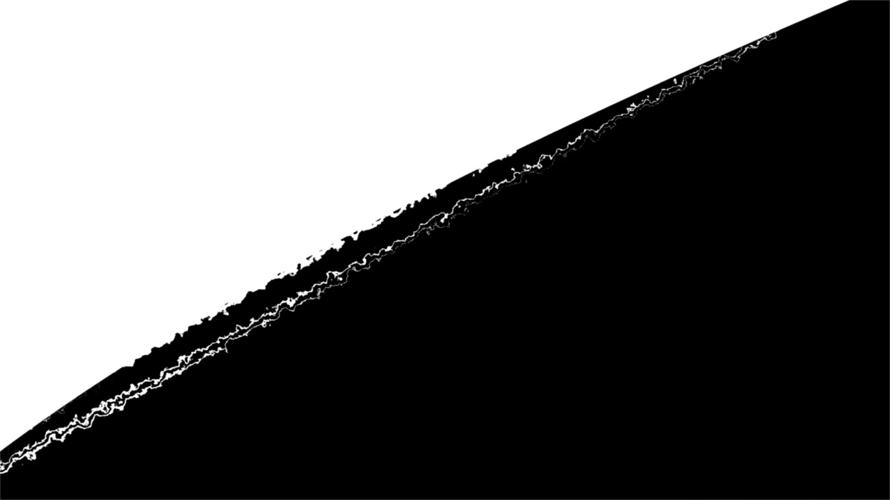 Animazione di transizione geometrica astratta in bianco e nero