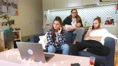 luchas familiares y estrés en el hogar