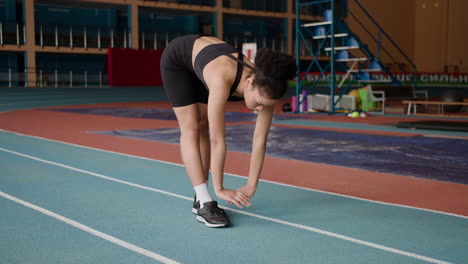 el calentamiento del atleta