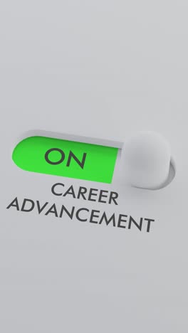 switching on the career advancement switch vertical video