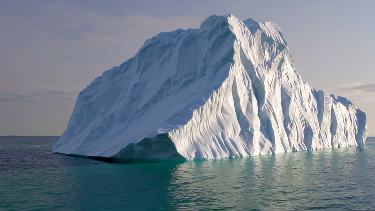 바다 속의 거대한 빙산