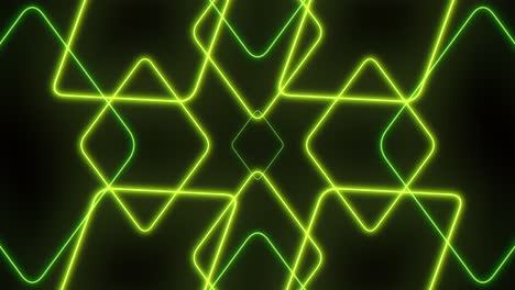 Neon-yellow-rhombus-pattern