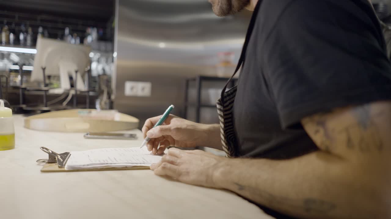 Restaurant Staff Taking Orders