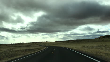 a-dramatic-scenic-drive-to-moab-on-an-empty-road