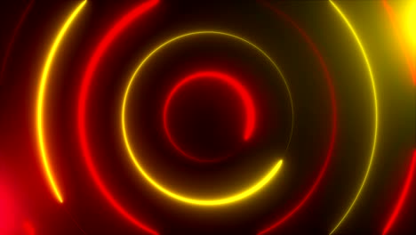 abstract spiral neon circles, computer generated background, 3d render background