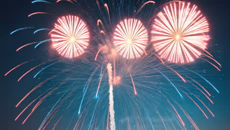 spectacular fireworks display