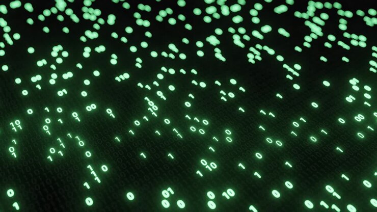 Futuristic data stream, Digital flow. Dynamic pattern with power rays and light.Data transferring. Information concept. Technology background.