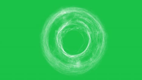 heavy vortex particles rotating in the middle,isolated on chroma key,4k