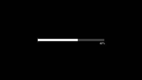 la barra de carga de vídeo de stock 4k