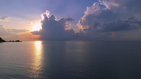 beautiful sunset over the ocean