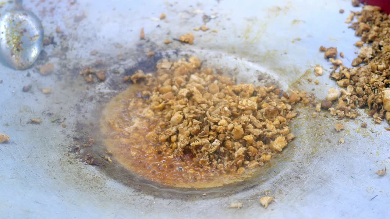 Cooking Fried Eggs in a Pan