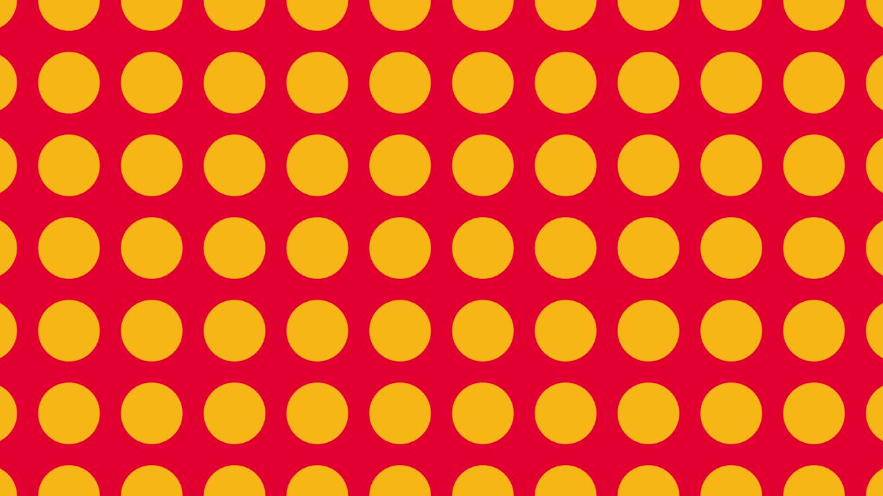 Forme astratte in un mosaico dinamico minimale. Sfondo motion graphic in design piatto. Motivo geometrico multicolore con tessere animate
