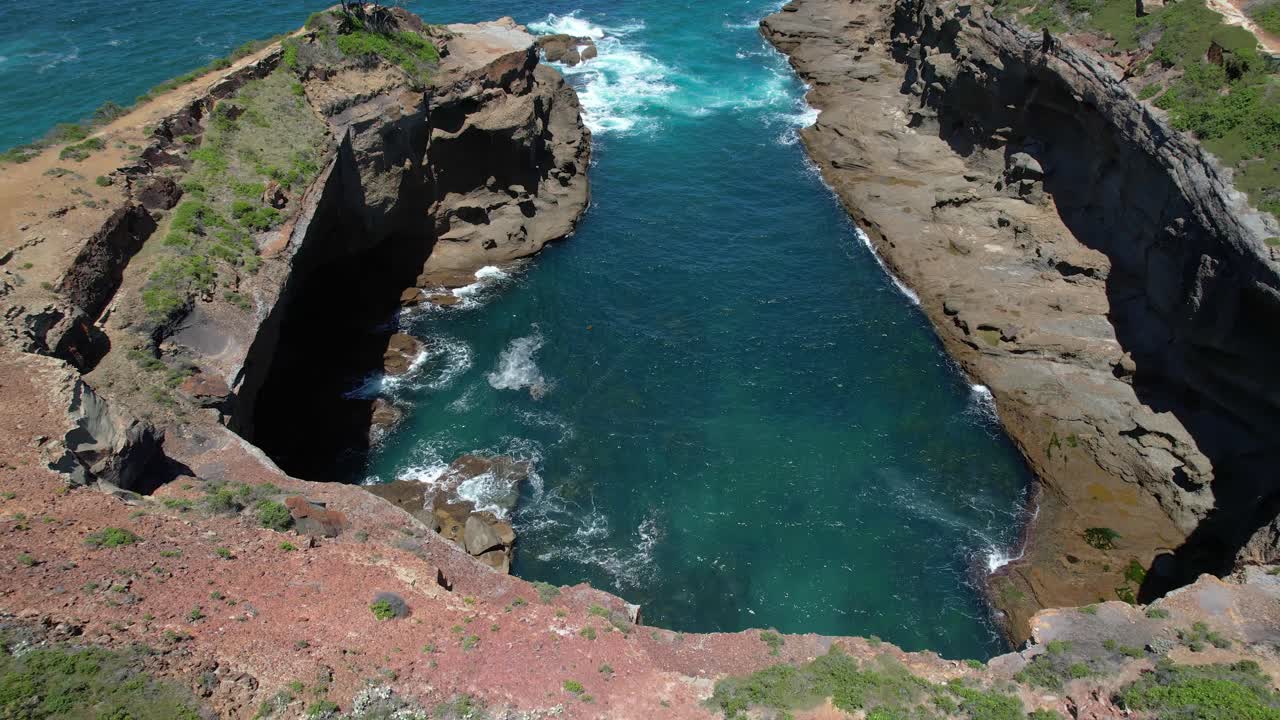 Seascape In Frazer Park, NSW, Australia - Drone Shot