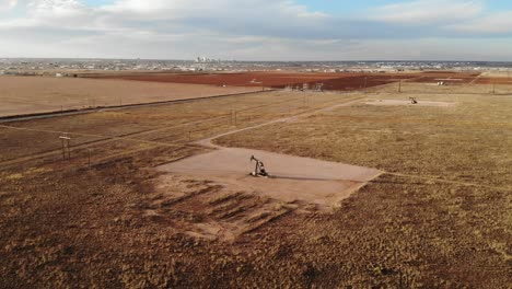 located just outside the city of midland, texas there are just fields of pumpjacks