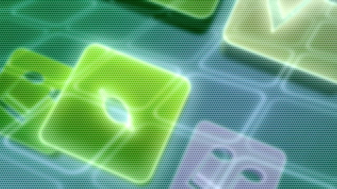 음악 음을 보여주는 애니메이션 움직이는 배경