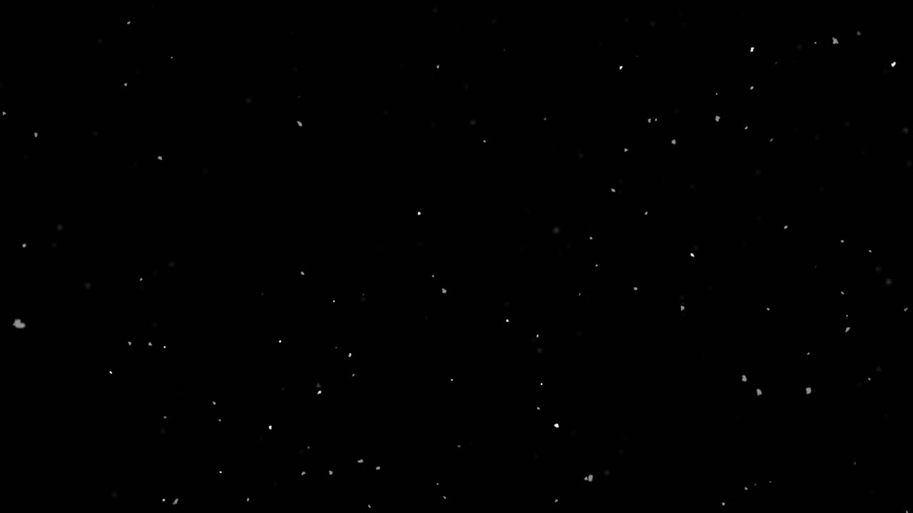 Snow Falling on Black and Green Backgrounds