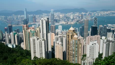 la famosa vista de hong kong