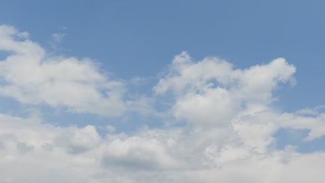 time lapse of clouds formations