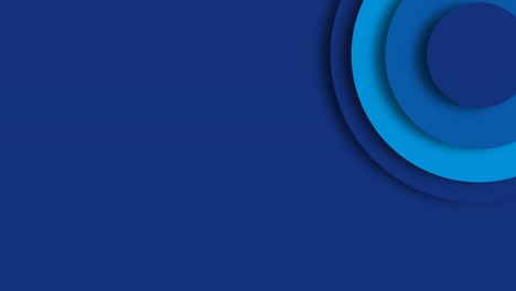 animación 3d abstracto fondo azul oscuro con forma de círculo