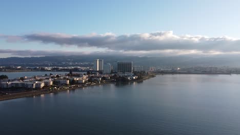 Imágenes-De-Drones-Del-Puerto-Deportivo-En-Emeryville,-California