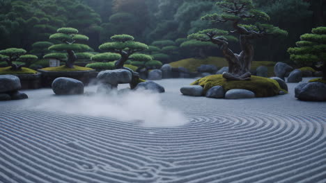 zen garden in japan