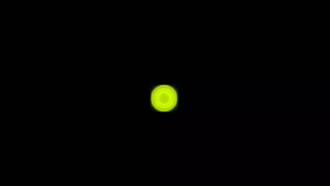 green-yellow flame of energy