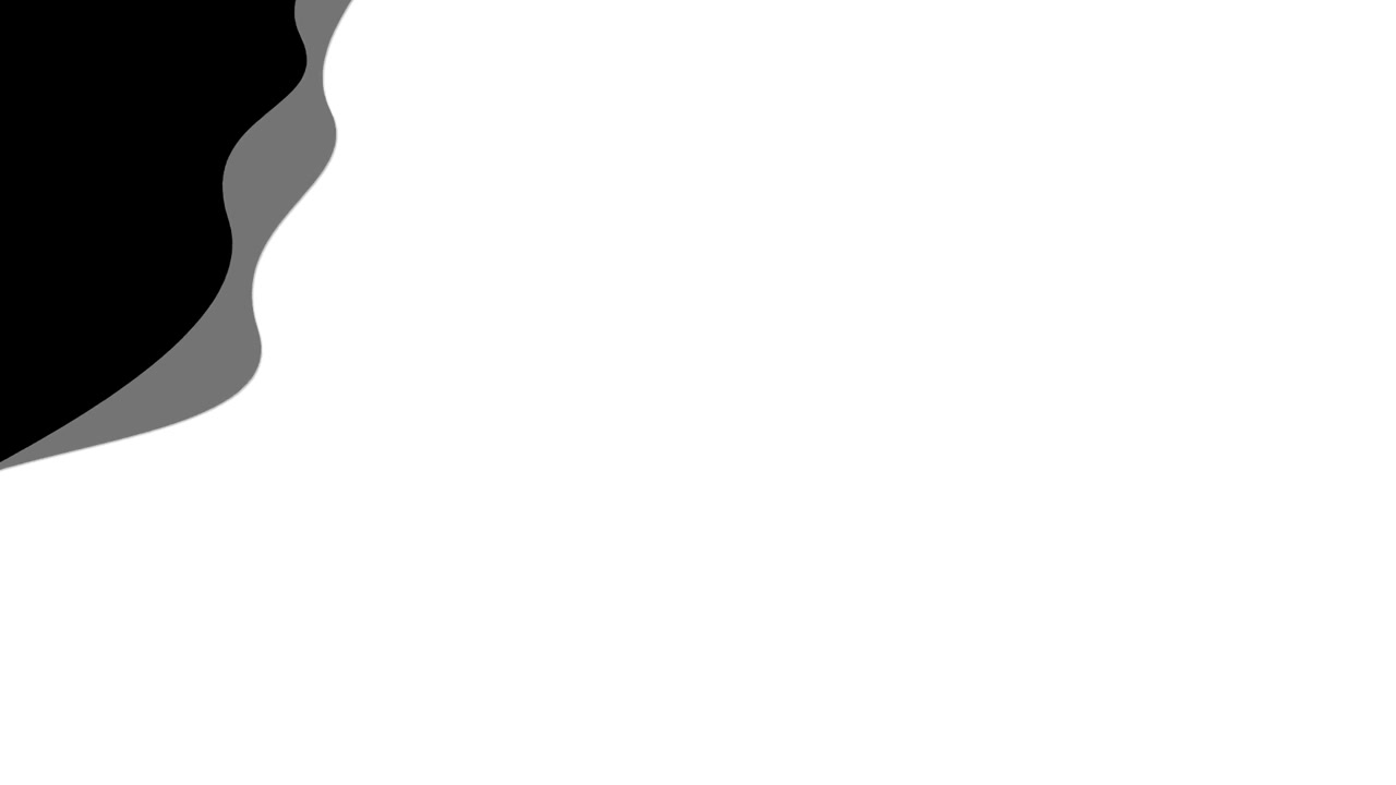 Abstract Black and Grey Wavy Transition on White Background