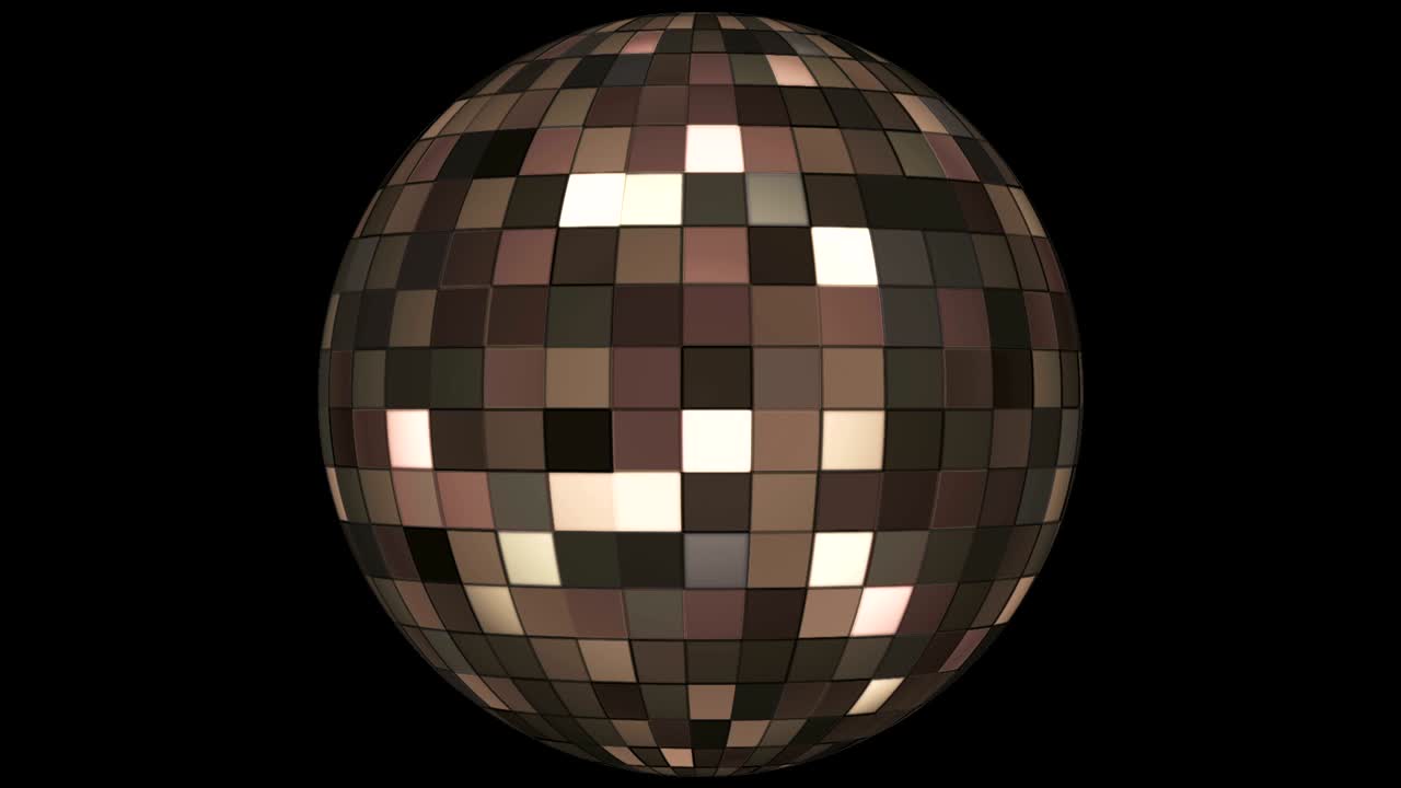 Twinkling Hi-Tech Squares Spinning Globe, Brown, Corporate