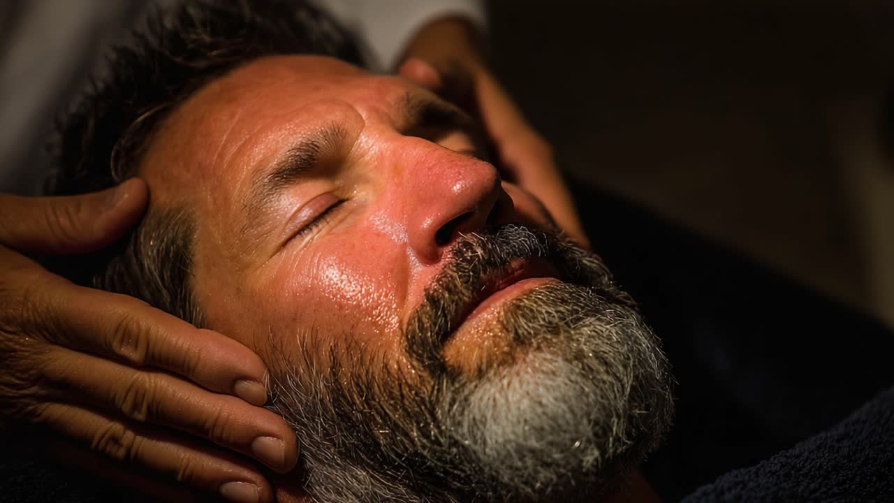 Una Seduta Rilassante di Massoterapia: Abbracciando Serenità e Ringiovanimento con un Tocco Delicato in un'Atmosfera Calma
