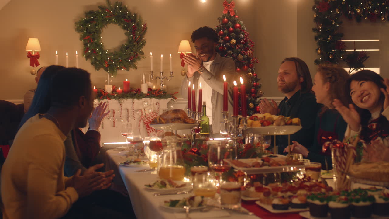 Festive Family Christmas Dinner