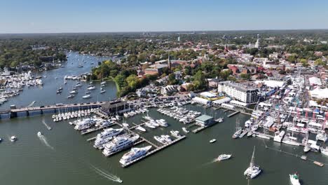 Retirada-Aérea-Alta-De-Annapolis,-Maryland