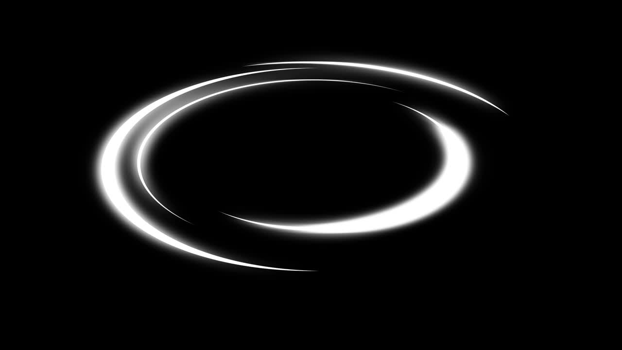 네온 서클 추상적인 미래의 모션 배경, 루프 애니메이션, 알파 루마 매트, 4k 비디오