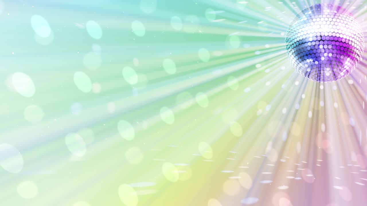 거울 공 디스코 조명 클럽 댄스 파티 반이는 배경