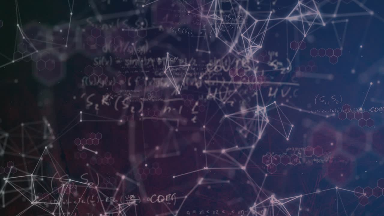 Animation d’un réseau de connexions avec des icônes au-dessus du globe et traitement de données