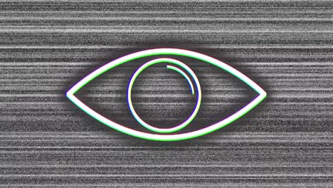 drawing of eye on grey background