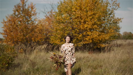 Beautiful-Woman-Posing-Into-Camera-And-Smile-At-Golden-Sunset-7