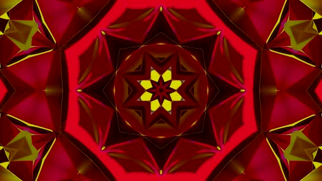 3d en bucle colorido fondo caleidoscópico formado por cristales preciosos, iridescente en la luz. perfectamente adecuado para su proyecto como un fondo de moda.