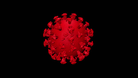 red coronavirus covid19