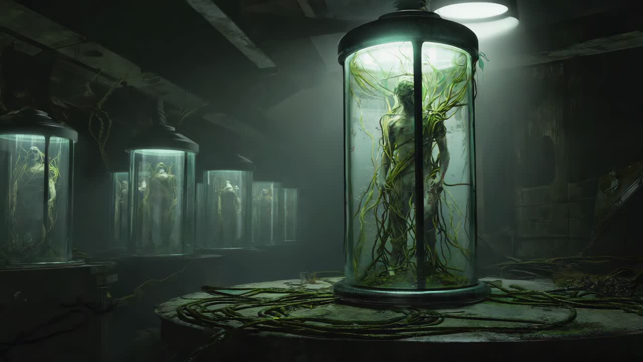 Vat-Grown Humanoids in a Dystopian Laboratory