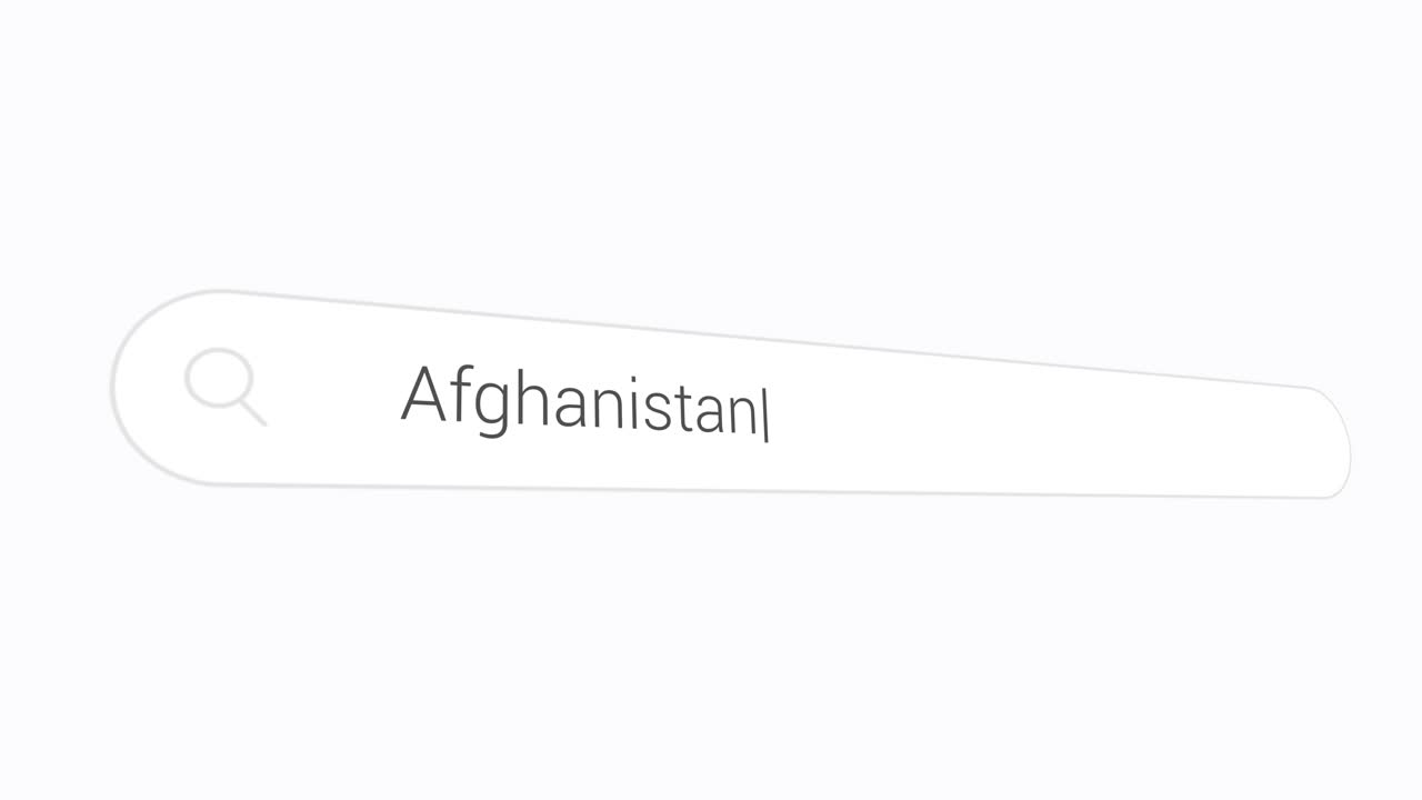 Afghanistan Browser Search Box - Close Up