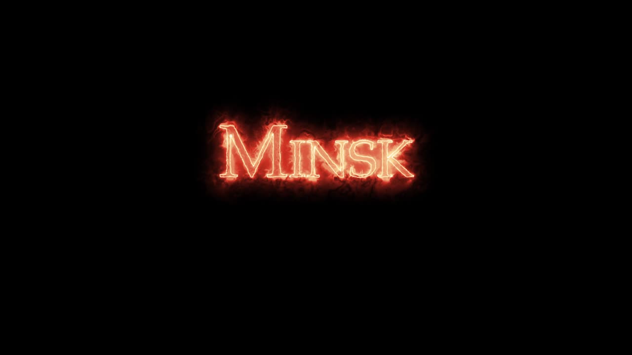 minsk escrito con fuego. bucle