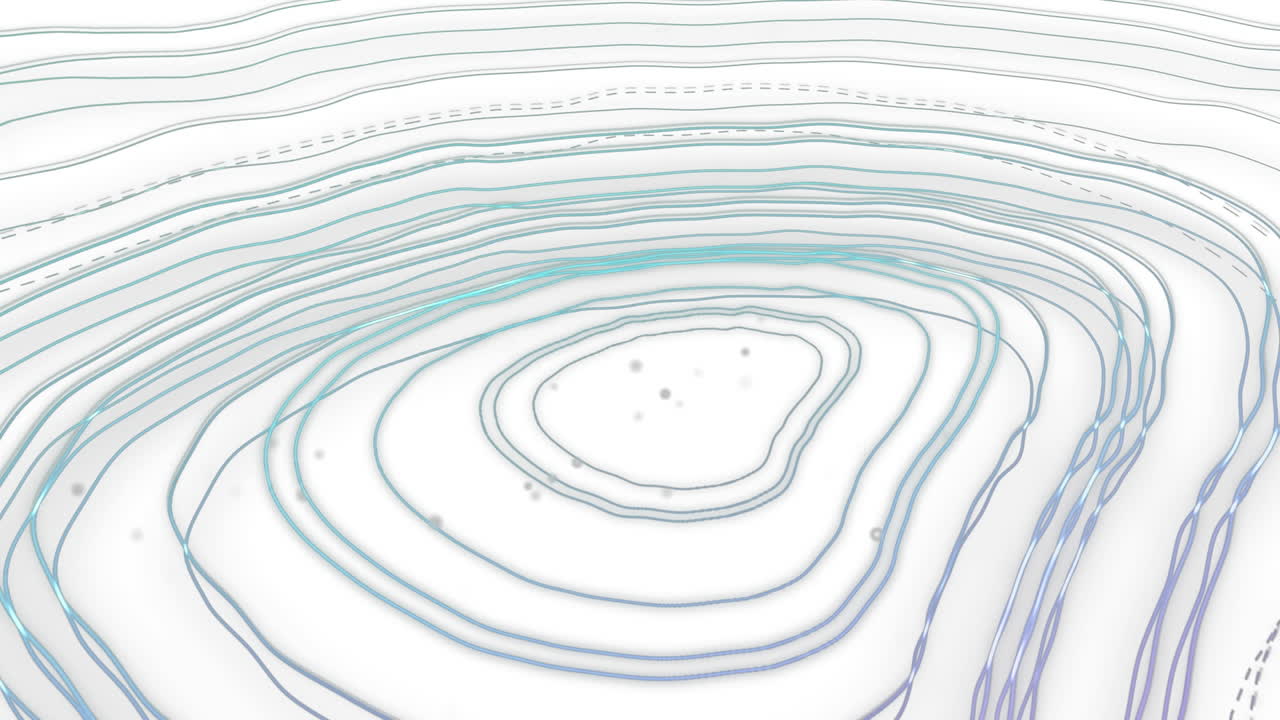 색 배경의 복사 공간에 대한 지형 구조에 대한 입자의 애니메이션