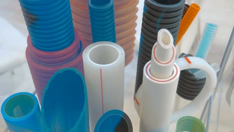 muestras de tuberías de plástico multicapa para el suministro de agua fría y caliente