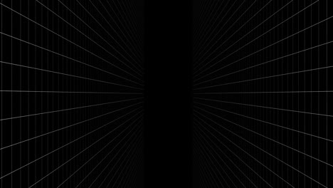 digitally generated video of concentric lines