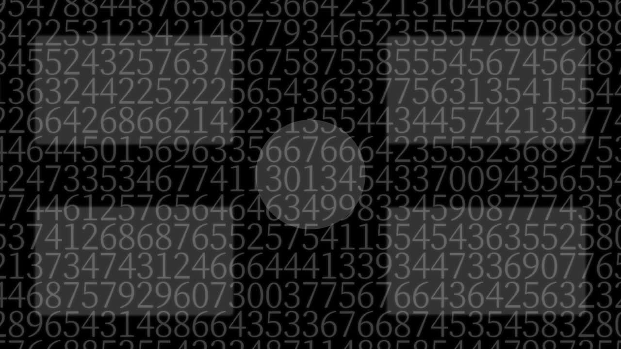 número aleatorio card de finalización pantalla de finalización gráficos de movimiento