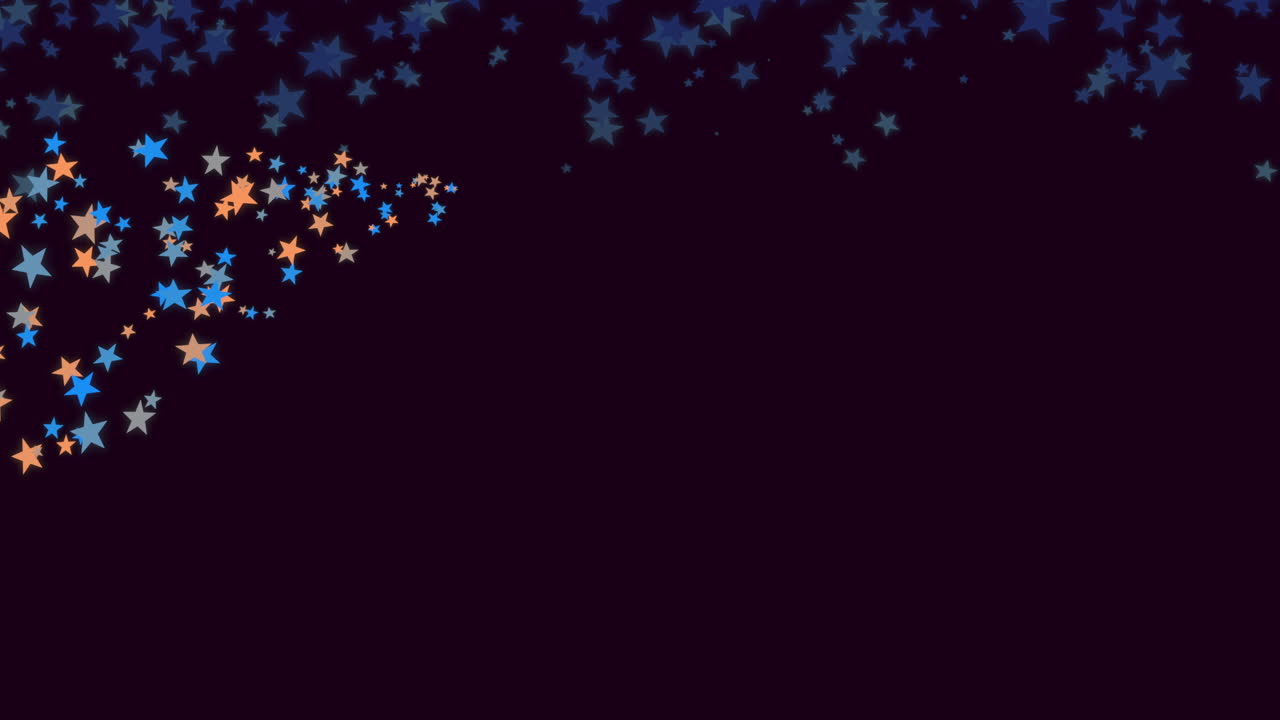 휴일 배경 2에 색종이 조각이 있는 애니메이션 근접 촬영 생일 텍스트