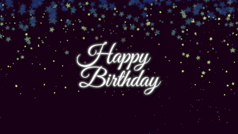 Animated-closeup-Happy-Birthday-text-with-confetti-on-holiday-background-2