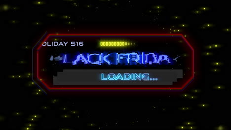 Black-Friday-text-on-computer-screen-with-HUD-elements