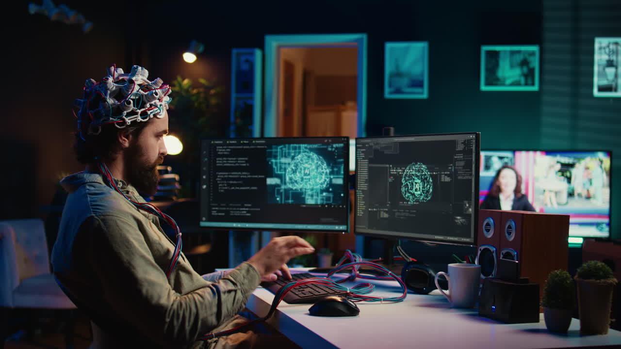 Man does SF online consciousness upload, trying to transcend out of simulation